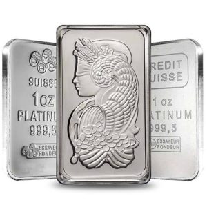 1oz Platinum Bar