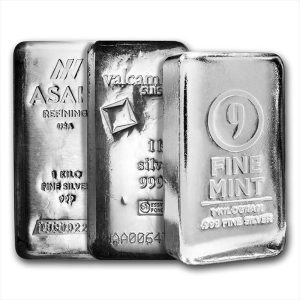 1 Kilo Silver Bar